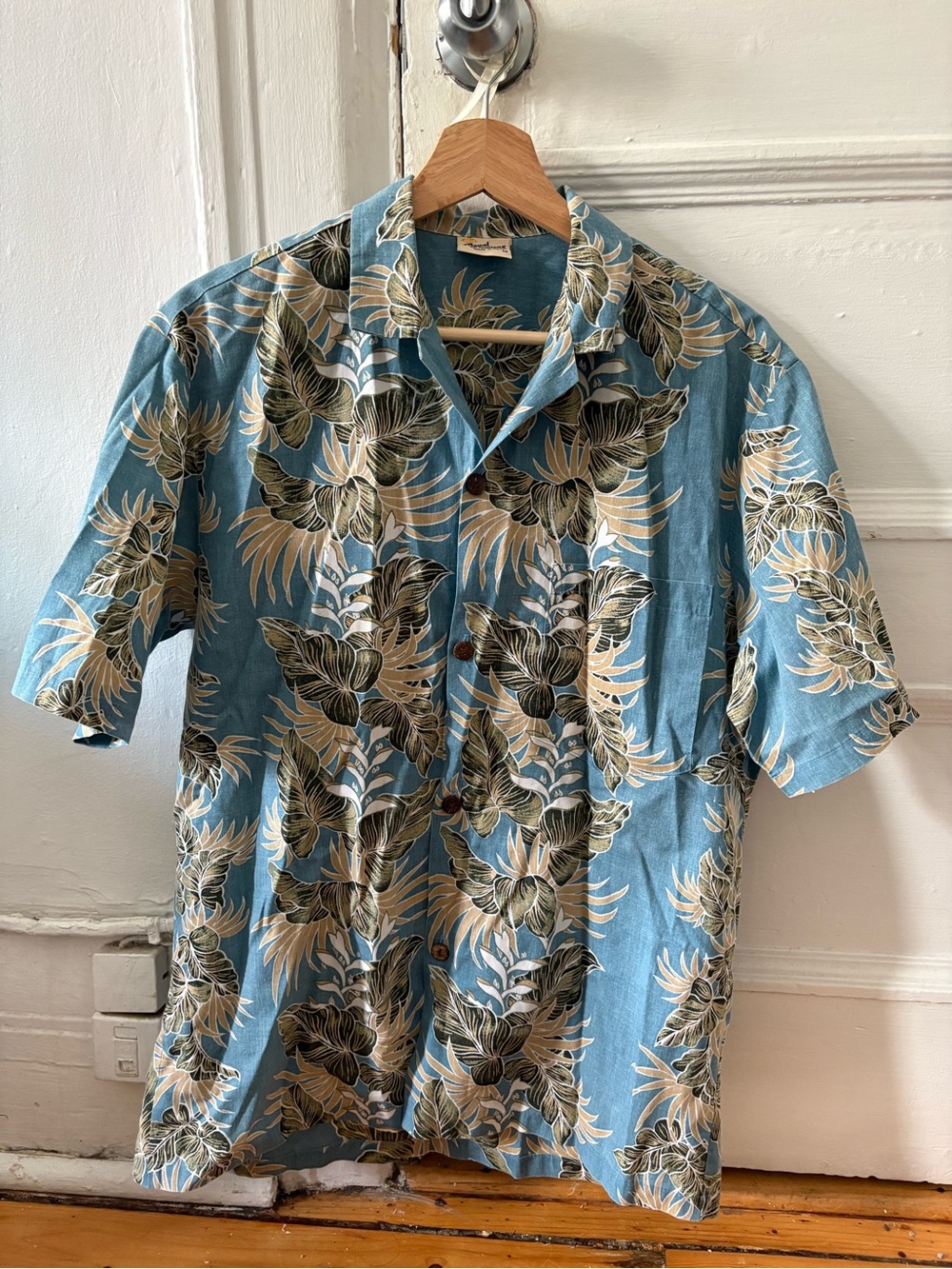 80/90s Vintage Royal Creations blue Hawaiian shirt
